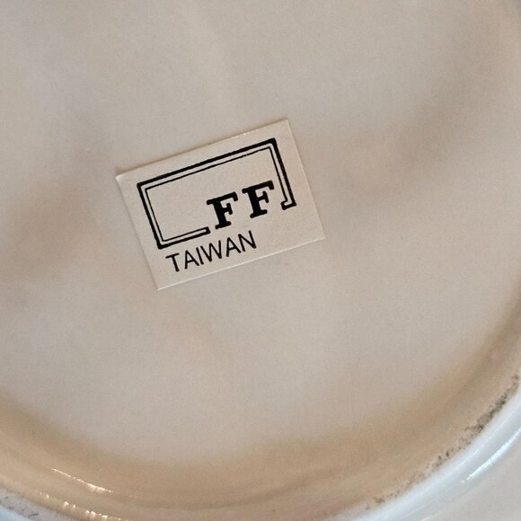 Fitz & Floyd FF Vintage 1991 Rare Woodland Partridge 3 Section Appetizer Tray - Picture 12 of 15